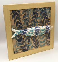 Carregar imagem no visualizador da galeria, Sardinha, Pintura, Azulejo, Decoração, Folhas, Azul, Algas, Quadro de Sardinha, azulejo de cerâmica, sardinha portuguesa, Tradicional Português,