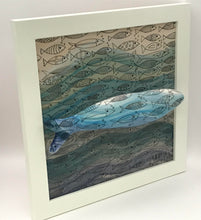 Carregar imagem no visualizador da galeria, Sardinha, Pintura, Azulejo, Decoração, peixinhos, Azul, fundo do mar, Quadro de Sardinha, azulejo de cerâmica, sardinha portuguesa, Tradicional Português,