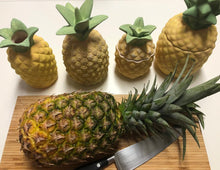 Carregar imagem no visualizador da galeria, Caixa Ananás pintado à mão 13x24 cm