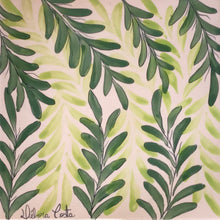 Carregar imagem no visualizador da galeria, Quadro Azulejo e Andorinhas,Folhagem- 24x24cm