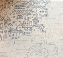 Carregar imagem no visualizador da galeria, Quadro Azulejo Andorinha, Urbano - Filete/Preto - 24x24cm