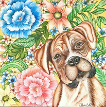 Carregar imagem no visualizador da galeria, Quadro com Pintura do Cachorro, Cachorro Boxer, Quadro em Tela, Impressão em Tela, Decoração, Pintura Pet, Pintura de Cachorro, Boxer, POP,