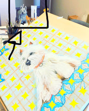 Carregar imagem no visualizador da galeria, Quadro com Pintura de Cachorro, Cachorro West, Quadro, Tela, Impressão em Tela, Animal de Estimação, Pintura Pet, Arte, Pop, Décor, Dog, Cão