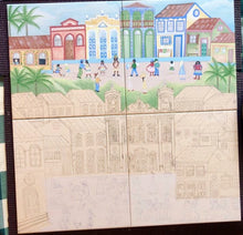 Carregar imagem no visualizador da galeria, Ilustração Naif, Arte Naif, Quadro colorido, Quadro Decorativo, Reprodução Original, Edição Limitada, Número de série, Médio