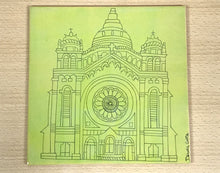 Carregar imagem no visualizador da galeria, Azulejo de ceramica pintado á mão, Santuário do Sagrado Coração de Jesus - Viana do Castelo - Portugal, para penduar, 20cm,