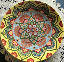 Carregar imagem no visualizador da galeria, Prato de Cerâmica produzido e pintado à mão, cerâmica, decoração, Clássico, utilitário, arte,pintura em cerâmica