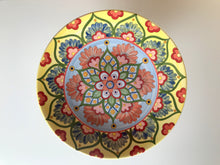 Carregar imagem no visualizador da galeria, Prato de Cerâmica produzido e pintado à mão, cerâmica, decoração, Clássico, utilitário, arte,pintura em cerâmica