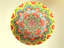 Carregar imagem no visualizador da galeria, Prato de Cerâmica produzido e pintado à mão, cerâmica, decoração, Clássico, utilitário, arte,pintura em cerâmica
