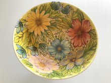 Carregar imagem no visualizador da galeria, Tigela Grande de cerâmica pintada à mão - Floral