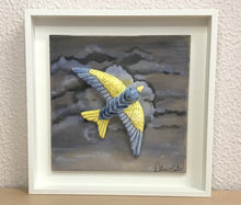 Carregar imagem no visualizador da galeria, Quadro Andorinha, Pintura á mão, Azulejo Português, Decoração, Cultura e Tradicional portuguesa, Andorinha Portuguesa, cerâmica Portuguesa,