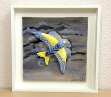 Carregar imagem no visualizador da galeria, Quadro Andorinha, Pintura á mão, Azulejo Português, Decoração, Cultura e Tradicional portuguesa, Andorinha Portuguesa, cerâmica Portuguesa,