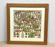 Carregar imagem no visualizador da galeria, Ilustração Naif, Arte Naif, Pintura de Casinhas, Quadro Decorativo, Reprodução Original, Edição Limitada, Número de série, Fineart, Giclée