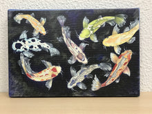 Carregar imagem no visualizador da galeria, Quadro com Pintura de Carpas, Tela impressa de Carpas, Quadro em Tela, Impressão em Tela, Arte, Natureza, Carpas