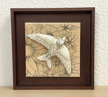 Carregar imagem no visualizador da galeria, Quadro Andorinha, Pintura á mão, Azulejo Português, Decoração, Cultura e Tradicional portuguesa, Andorinha Portuguesa, cerâmica Portuguesa