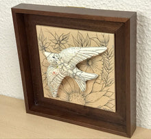 Carregar imagem no visualizador da galeria, Quadro Andorinha, Pintura á mão, Azulejo Português, Decoração, Cultura e Tradicional portuguesa, Andorinha Portuguesa, cerâmica Portuguesa