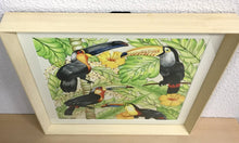 Carregar imagem no visualizador da galeria, Ilustração Pássaros Tropical, Tucanos, floresta, Quadro, Decoração, Reprodução do Original, Edição Limitada, Número de série, Médio, Giclée