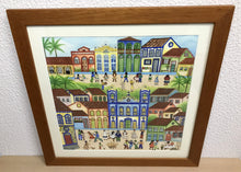 Carregar imagem no visualizador da galeria, Ilustração Naif, Arte Naif, Pintura de Casinhas, Quadro Decorativo, Reprodução Original, Edição Limitada, Número de série, Fineart, Giclée