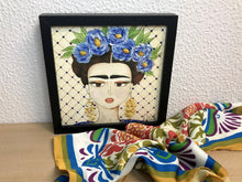 Carregar imagem no visualizador da galeria, Quadro com ilustração, com Moldura, Frida kahlo, Pop Art, Decoração, Arte para Pendura, Gravura, reprodução, Arte Impressa, Papel Fotográfico, Giclée