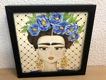 Carregar imagem no visualizador da galeria, Quadro com ilustração, com Moldura, Frida kahlo, Pop Art, Decoração, Arte para Pendura, Gravura, reprodução, Arte Impressa, Papel Fotográfico, Giclée