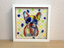 Carregar imagem no visualizador da galeria, Quadro com ilustração, com Moldura, Cachorro Buldogue, Arte para Pendura, Gravura, reprodução, Arte Impressa, Papel Fotográfico, Giclée
