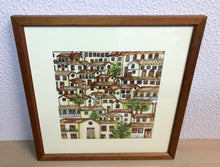 Carregar imagem no visualizador da galeria, Ilustração Naif, Arte Naif, Pintura de Casinhas, Quadro Decorativo, Reprodução Original, Edição Limitada, Número de série, Fineart, Giclée