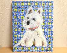 Carregar imagem no visualizador da galeria, Quadro com Pintura de Cachorro, Cachorro West, Quadro, Tela, Impressão em Tela, Animal de Estimação, Pintura Pet, Arte, Pop, Décor, Dog, Cão