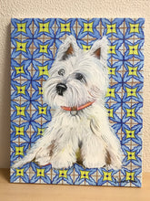 Carregar imagem no visualizador da galeria, Quadro com Pintura de Cachorro, Cachorro West, Quadro, Tela, Impressão em Tela, Animal de Estimação, Pintura Pet, Arte, Pop, Décor, Dog, Cão