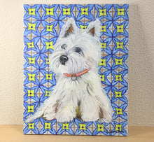 Carregar imagem no visualizador da galeria, Quadro com Pintura de Cachorro, Cachorro West, Quadro, Tela, Impressão em Tela, Animal de Estimação, Pintura Pet, Arte, Pop, Décor, Dog, Cão