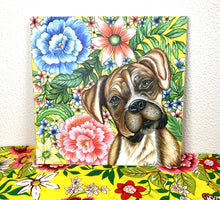Carregar imagem no visualizador da galeria, Quadro com Pintura do Cachorro, Cachorro Boxer, Quadro em Tela, Impressão em Tela, Decoração, Pintura Pet, Pintura de Cachorro, Boxer, POP,