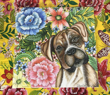 Carregar imagem no visualizador da galeria, Quadro com Pintura do Cachorro, Cachorro Boxer, Quadro em Tela, Impressão em Tela, Decoração, Pintura Pet, Pintura de Cachorro, Boxer, POP,