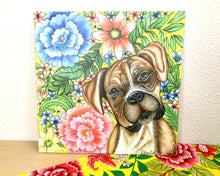 Carregar imagem no visualizador da galeria, Quadro com Pintura do Cachorro, Cachorro Boxer, Quadro em Tela, Impressão em Tela, Decoração, Pintura Pet, Pintura de Cachorro, Boxer, POP,