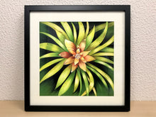 Carregar imagem no visualizador da galeria, Ilustração Bromélia, Planta Tropical, Floresta, Quadro, Decoração, Reprodução Original, Edição Limitada, Número de série, Fineart, Giclée