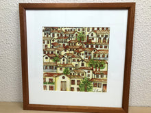 Carregar imagem no visualizador da galeria, Ilustração Naif, Arte Naif, Pintura de Casinhas, Quadro Decorativo, Reprodução Original, Edição Limitada, Número de série, Fineart, Giclée