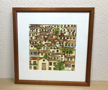 Carregar imagem no visualizador da galeria, Ilustração Naif, Arte Naif, Pintura de Casinhas, Quadro Decorativo, Reprodução Original, Edição Limitada, Número de série, Fineart, Giclée