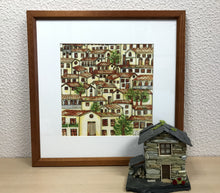 Carregar imagem no visualizador da galeria, Ilustração Naif, Arte Naif, Pintura de Casinhas, Quadro Decorativo, Reprodução Original, Edição Limitada, Número de série, Fineart, Giclée