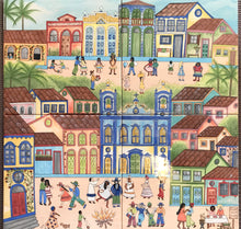 Carregar imagem no visualizador da galeria, Ilustração Naif, Arte Naif, Quadro colorido, Quadro Decorativo, Reprodução Original, Edição Limitada, Número de série, Médio