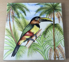 Carregar imagem no visualizador da galeria, Quadro com Pintura de Pássaro, Araçarí, Tela impressa de pássaro, Quadro, Tela, Impressão em Tela, Arte, Natureza, Floresta, Pássaros, Aves
