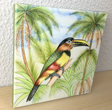 Carregar imagem no visualizador da galeria, Quadro com Pintura de Pássaro, Araçarí, Tela impressa de pássaro, Quadro, Tela, Impressão em Tela, Arte, Natureza, Floresta, Pássaros, Aves