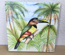 Carregar imagem no visualizador da galeria, Quadro com Pintura de Pássaro, Araçarí, Tela impressa de pássaro, Quadro, Tela, Impressão em Tela, Arte, Natureza, Floresta, Pássaros, Aves