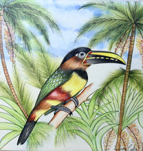 Carregar imagem no visualizador da galeria, Quadro com Pintura de Pássaro, Araçarí, Tela impressa de pássaro, Quadro, Tela, Impressão em Tela, Arte, Natureza, Floresta, Pássaros, Aves