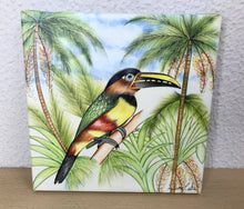 Carregar imagem no visualizador da galeria, Quadro com Pintura de Pássaro, Araçarí, Tela impressa de pássaro, Quadro, Tela, Impressão em Tela, Arte, Natureza, Floresta, Pássaros, Aves