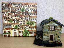 Carregar imagem no visualizador da galeria, Quadro com Pintura Naif, Arte Naif, Pintura Naif, Tela Impressa Naif, Quadro, Tela, Impressão em Tela, Arte, Decoração, Edição limitada, Peq