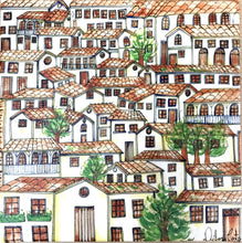 Carregar imagem no visualizador da galeria, Quadro com Pintura Naif, Arte Naif, Pintura Naif, Tela Impressa Naif, Quadro, Tela, Impressão em Tela, Arte, Decoração, Edição limitada, Peq