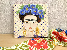 Carregar imagem no visualizador da galeria, Quadro com Pintura Frida, Pop Art, Pintura Pop, frida kahlo, Tela Impressa, Quadro divertido, Tela, Impressão em Tela, Arte, Decoração