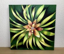 Carregar imagem no visualizador da galeria, Quadro com Pintura de Bromélia, Tropical, Exótico, Tela, Quadro, Impressão em Tela, Art impressa, Art, Bôtanica, Floresta triopical, decor