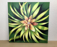 Carregar imagem no visualizador da galeria, Quadro com Pintura de Bromélia, Tropical, Exótico, Tela, Quadro, Impressão em Tela, Art impressa, Art, Bôtanica, Floresta triopical, decor