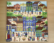 Carregar imagem no visualizador da galeria, Quadro com Pintura Naif, Arte Naif, Pintura Naif, Tela Impressa Naif, Quadro, Tela, Impressão em Tela, Arte, Decoração, Edição limitada