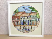 Carregar imagem no visualizador da galeria, Ilustração Naif, Arte Naif, Pintura de Casinhas, Quadro Decorativo, Reprodução Original, Edição Limitada, Número de série, Fineart, Giclée