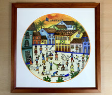 Carregar imagem no visualizador da galeria, Ilustração Naif, Arte Naif, Quadro colorido, Quadro Decorativo, Reprodução Original, Edição Limitada, Número de série, Médio