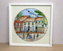 Carregar imagem no visualizador da galeria, Ilustração Naif, Arte Naif, Pintura de Casinhas, Quadro Decorativo, Reprodução Original, Edição Limitada, Número de série, Fineart, Giclée